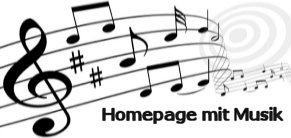 Homepage mit Musik